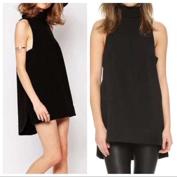 SOLD-Free People Sleeveless High Neck Tunic Dress - Picture 10 of 15